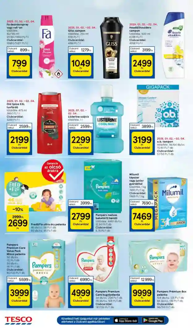 Tesco akciós újság 2. hét (4 oldal)