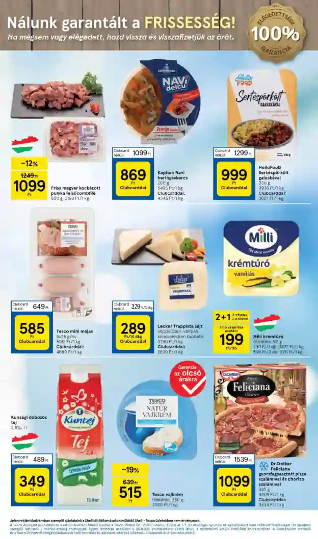 Tesco akciós újság 4. hét (3 oldal)