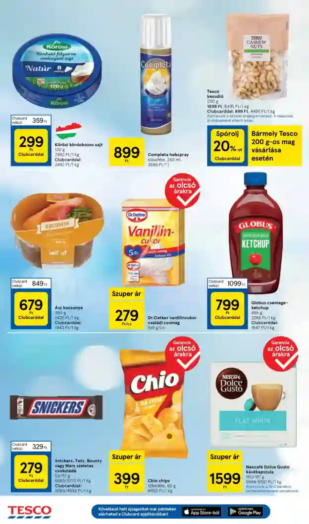Tesco akciós újság 4. hét (4 oldal)