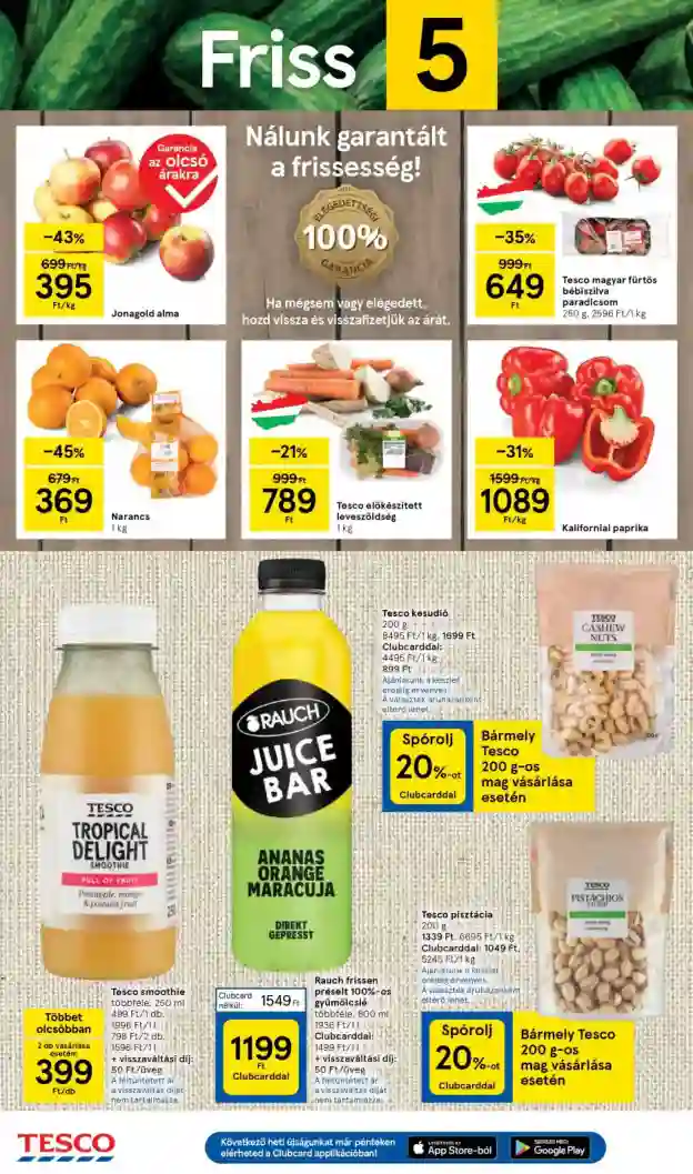 Tesco akciós újság 4. hét (2 oldal)