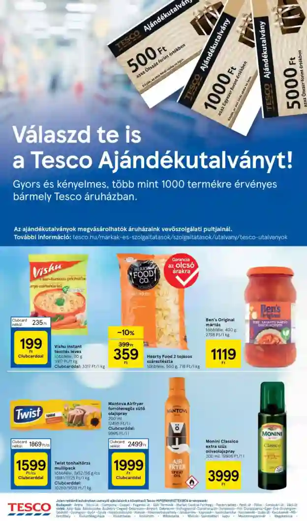 Tesco akciós újság 4. hét (8 oldal)
