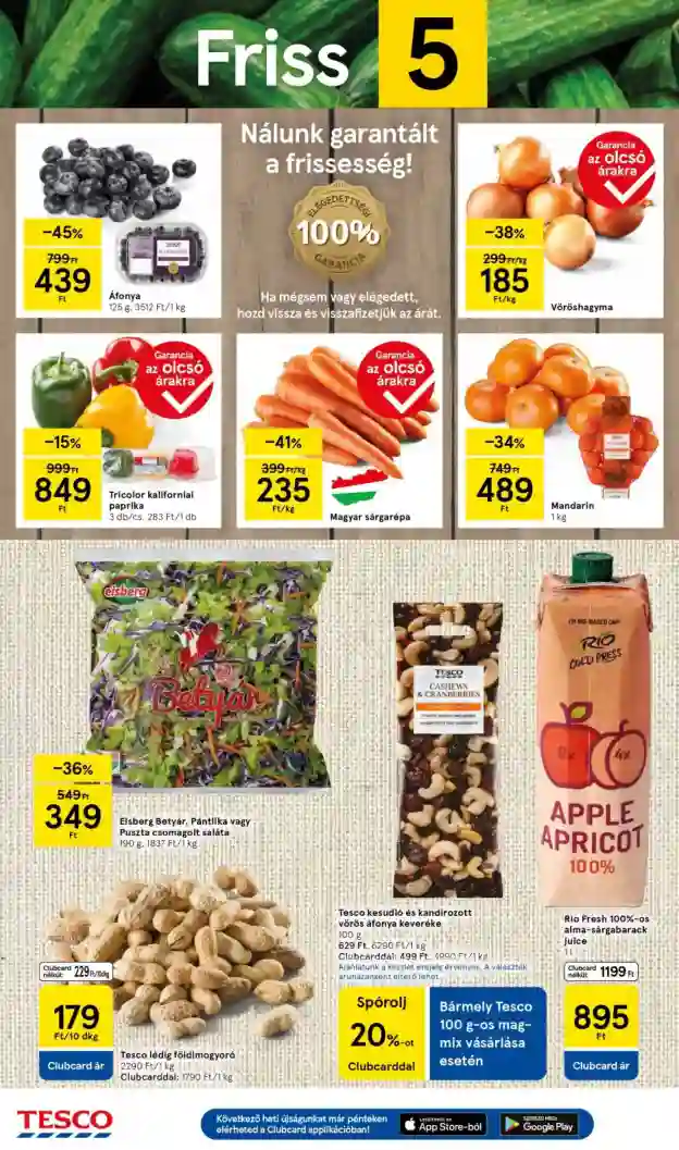 Tesco akciós újság 5. hét (2 oldal)
