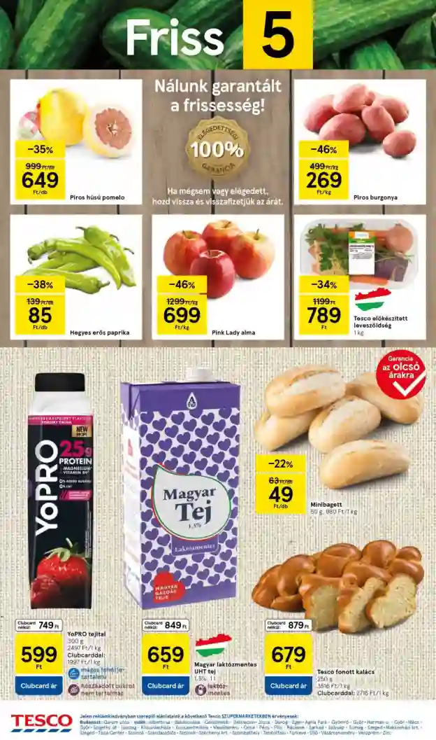 Tesco akciós újság 6. hét (2 oldal)
