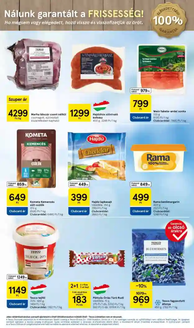 Tesco akciós újság 6. hét (3 oldal)