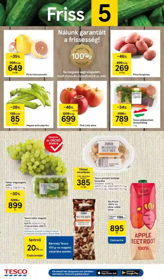 Tesco akciós újság 6. hét (2 oldal)