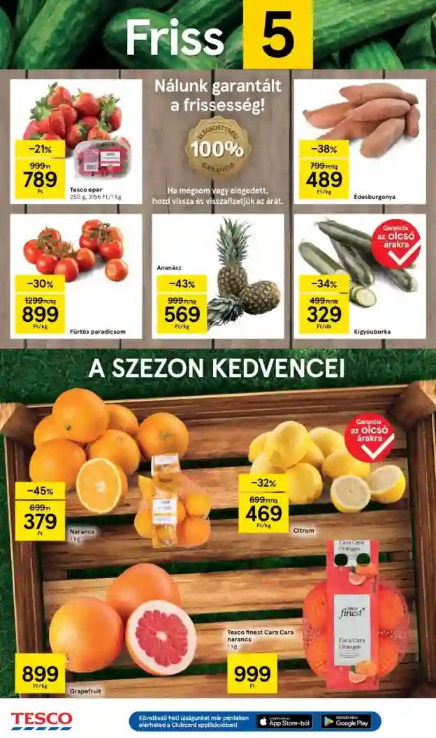 Tesco akciós újság 7. hét (2 oldal)