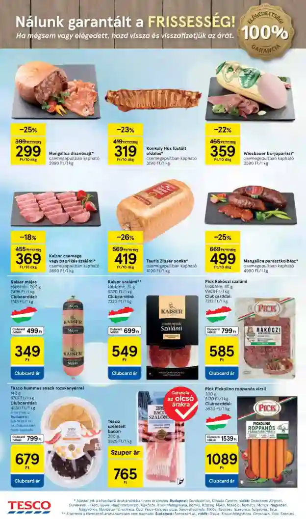 Tesco akciós újság 7. hét (10 oldal)