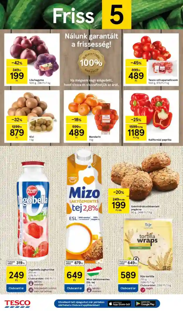 Tesco akciós újság 8. hét (2 oldal)