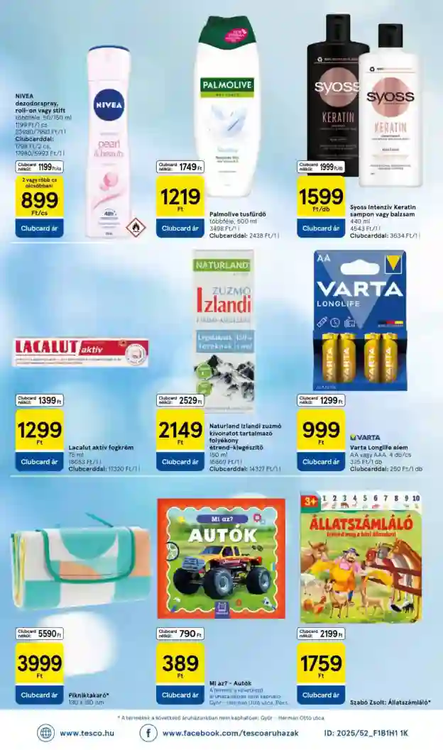 Tesco akciós újság 8. hét (8 oldal)