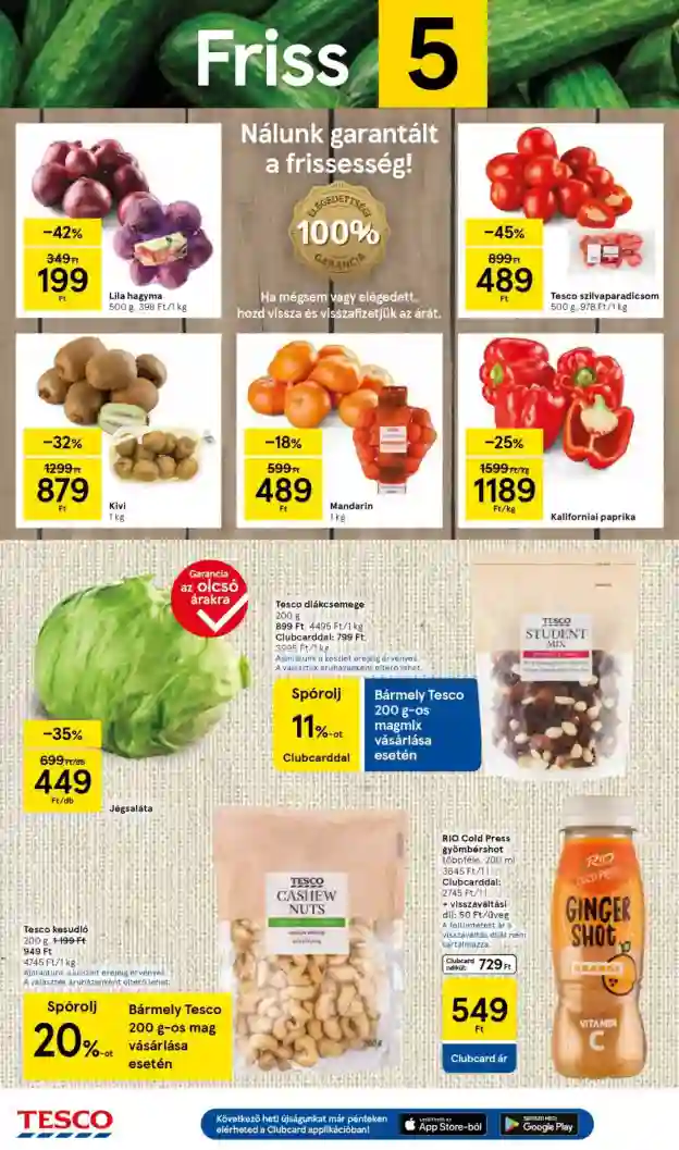 Tesco akciós újság 8. hét (2 oldal)