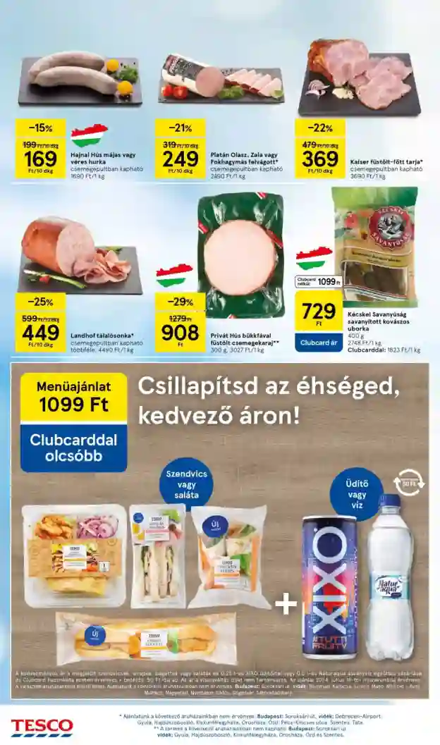 Tesco akciós újság 8. hét (6 oldal)