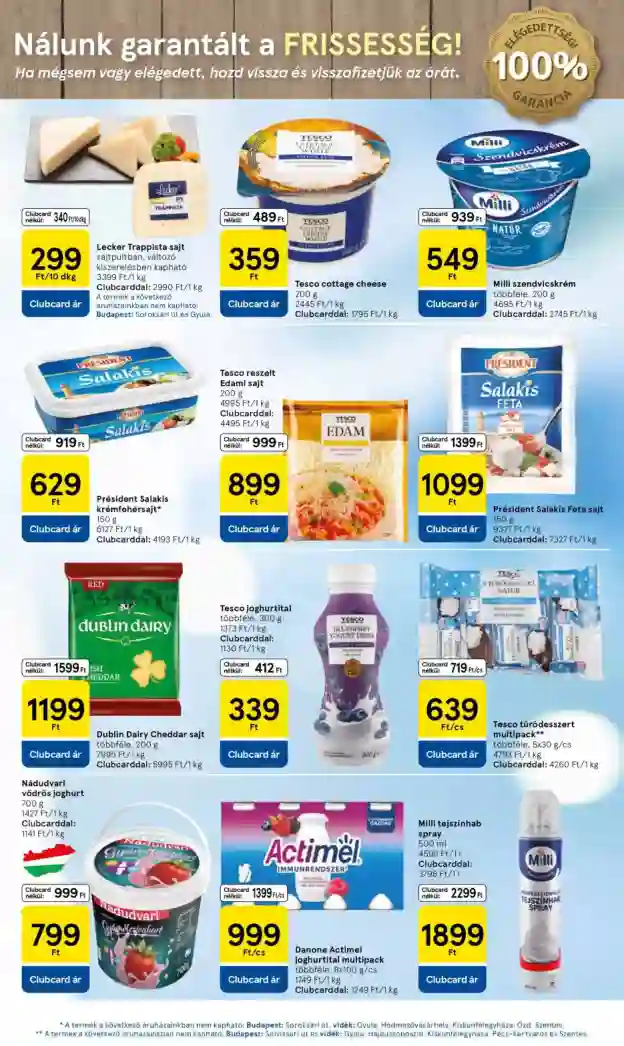 Tesco akciós újság 8. hét (7 oldal)