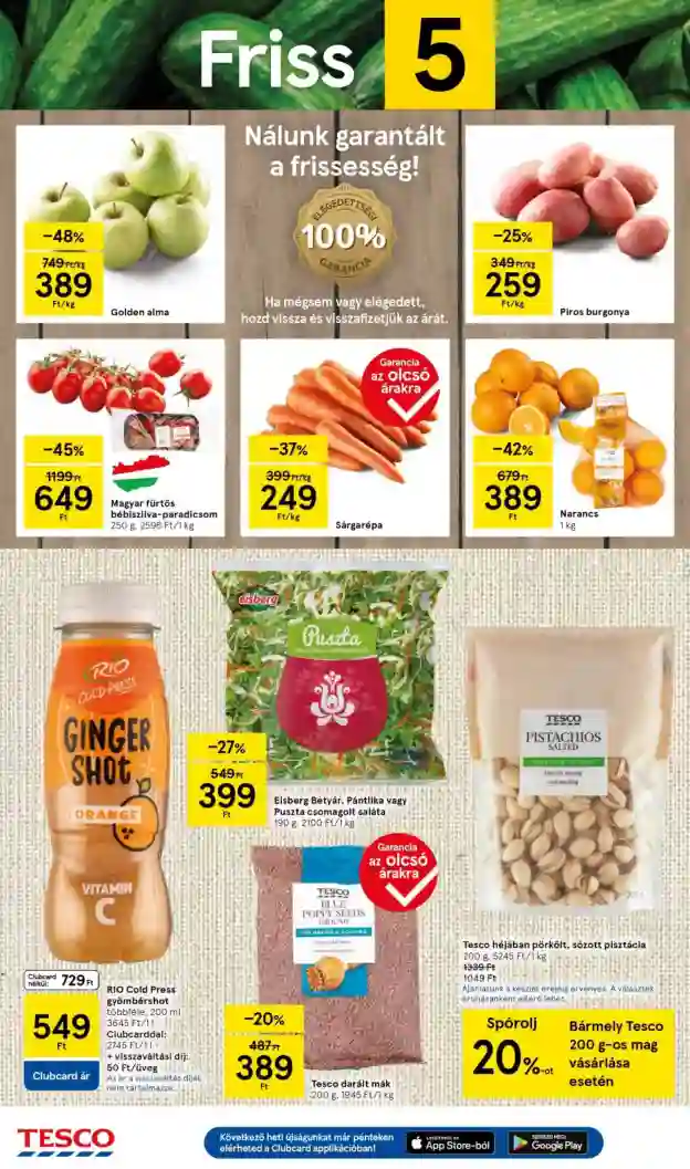 Tesco akciós újság 9. hét (2 oldal)