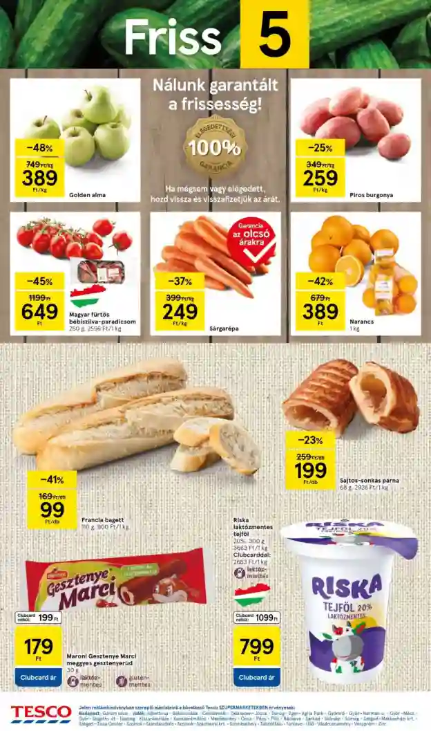Tesco akciós újság 9. hét (2 oldal)