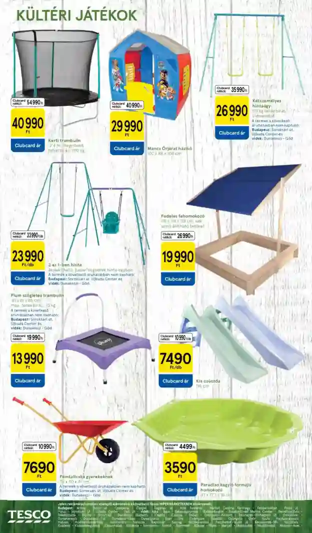Tesco akciós újság 10. hét (4 oldal)
