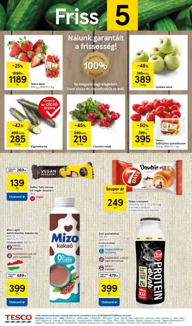 Tesco akciós újság 11. hét (2 oldal)