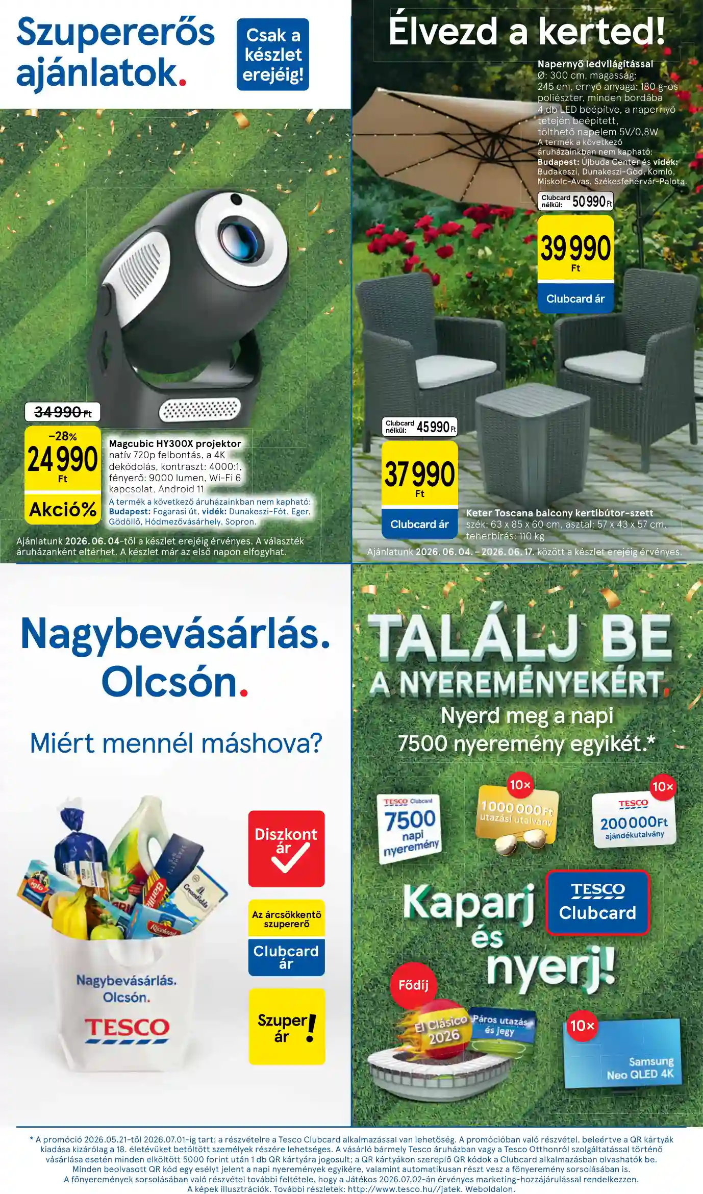 Tesco akciós újság 23. hét (HM) (8 oldal)
