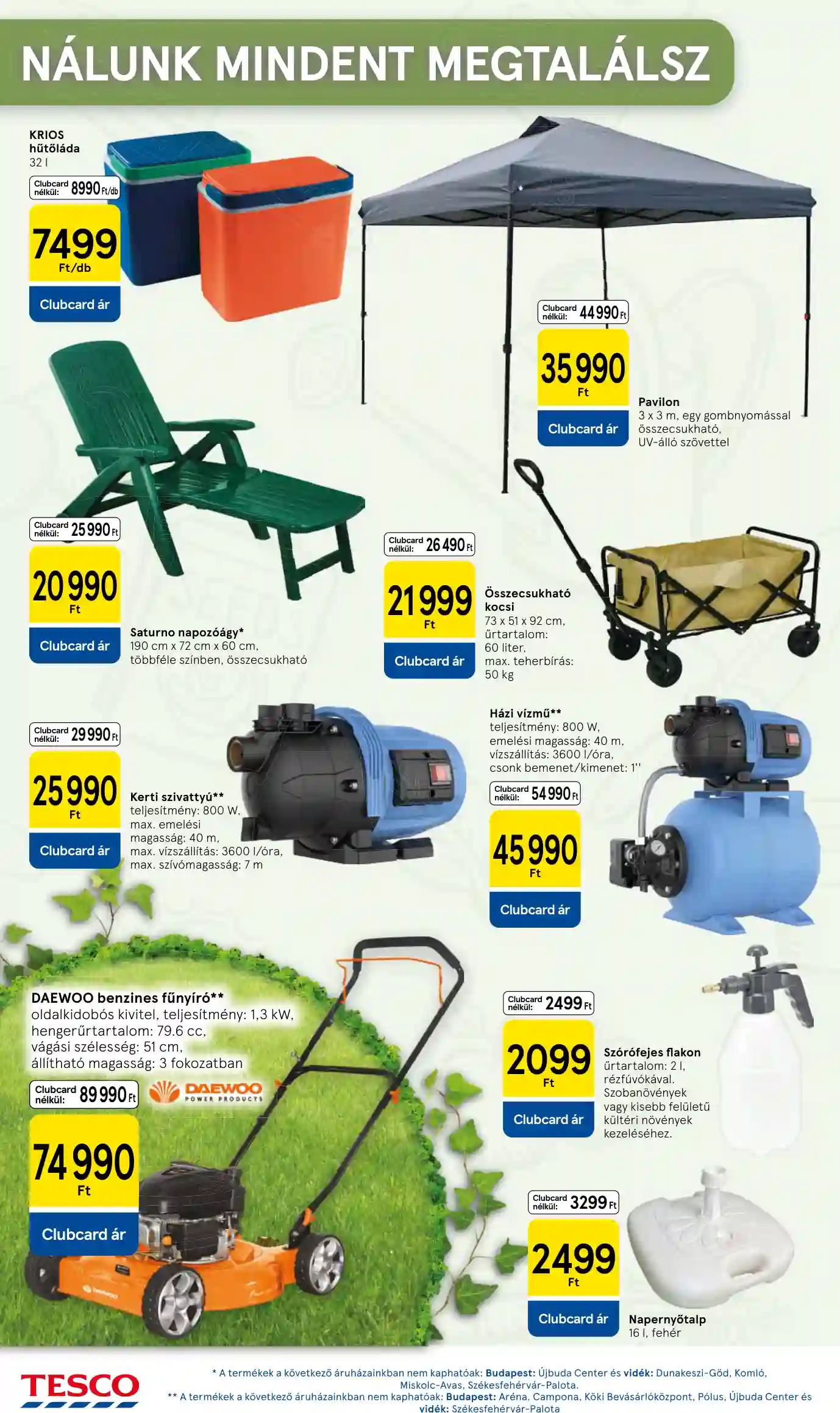 Tesco akciós újság 24. hét (HM) (6 oldal)