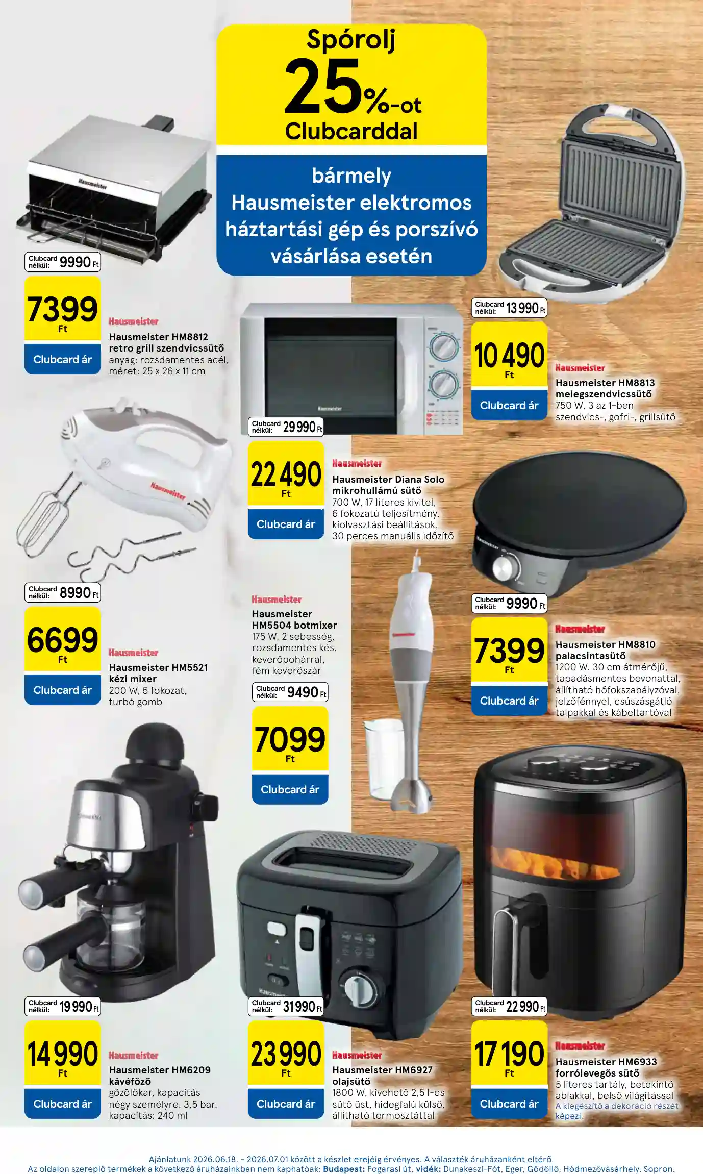 Tesco akciós újság 25. hét (HM) (5 oldal)