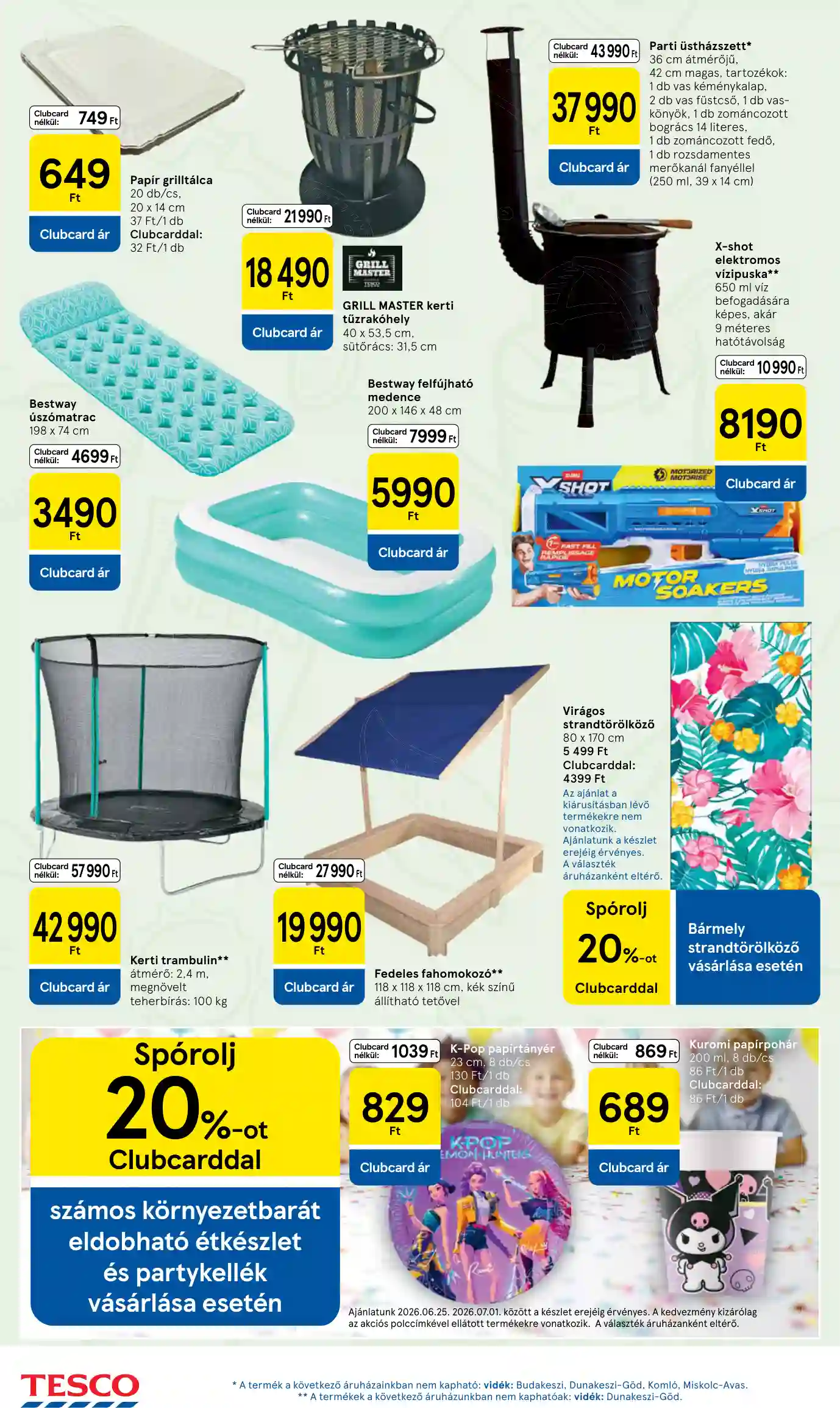 Tesco akciós újság 26. hét (HM) (4 oldal)