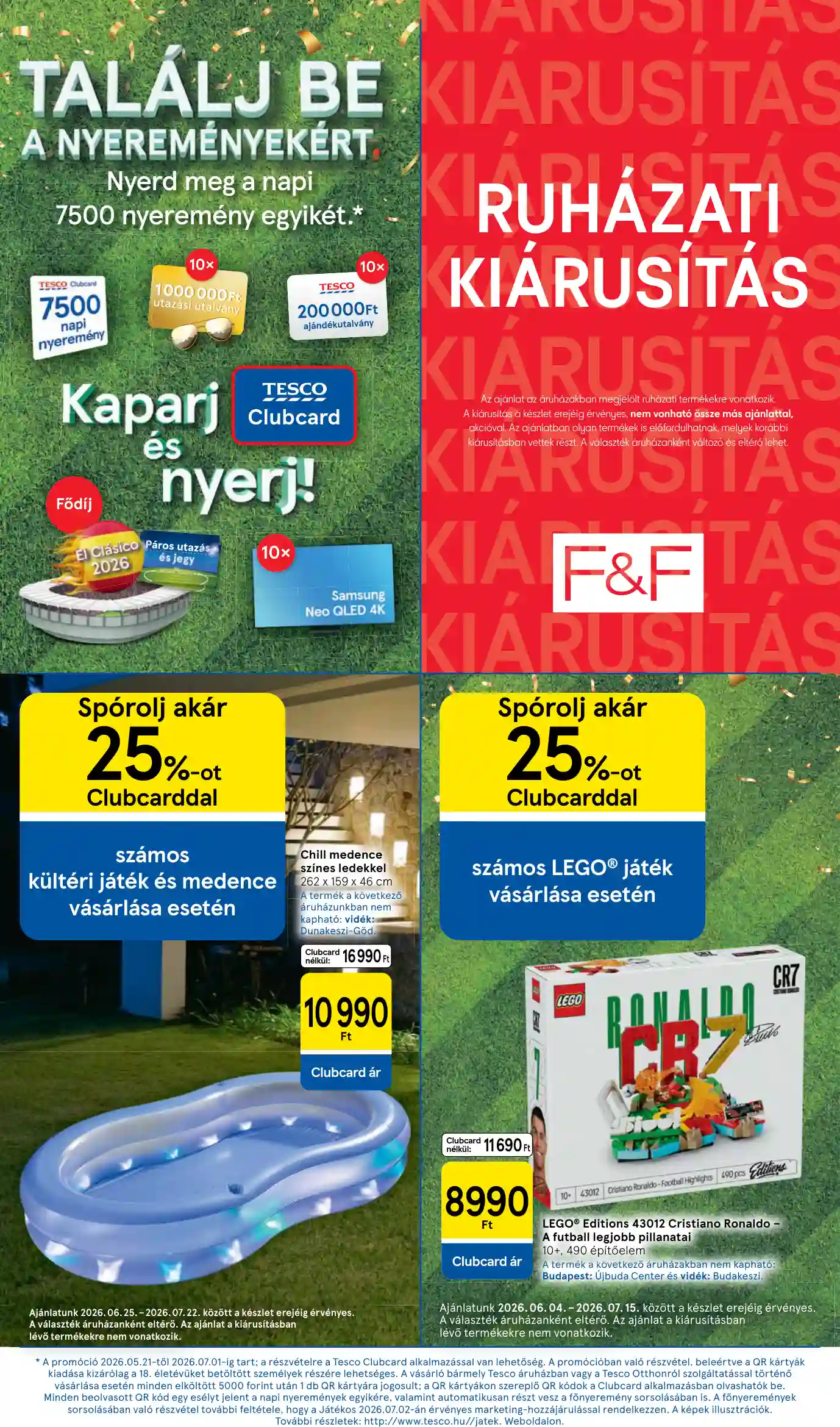 Tesco akciós újság 26. hét (HM) (8 oldal)
