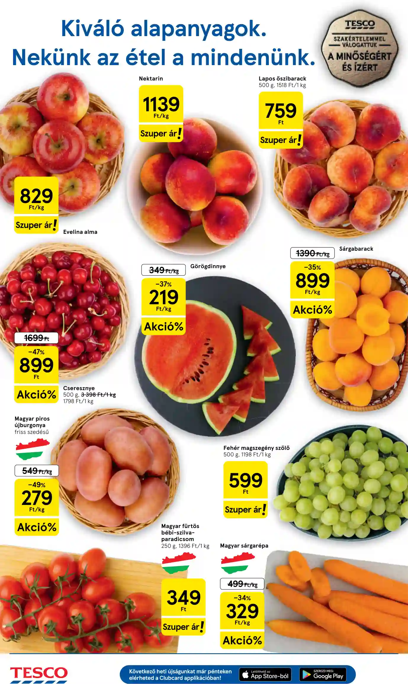 Tesco akciós újság 27. hét (HM) (2 oldal)