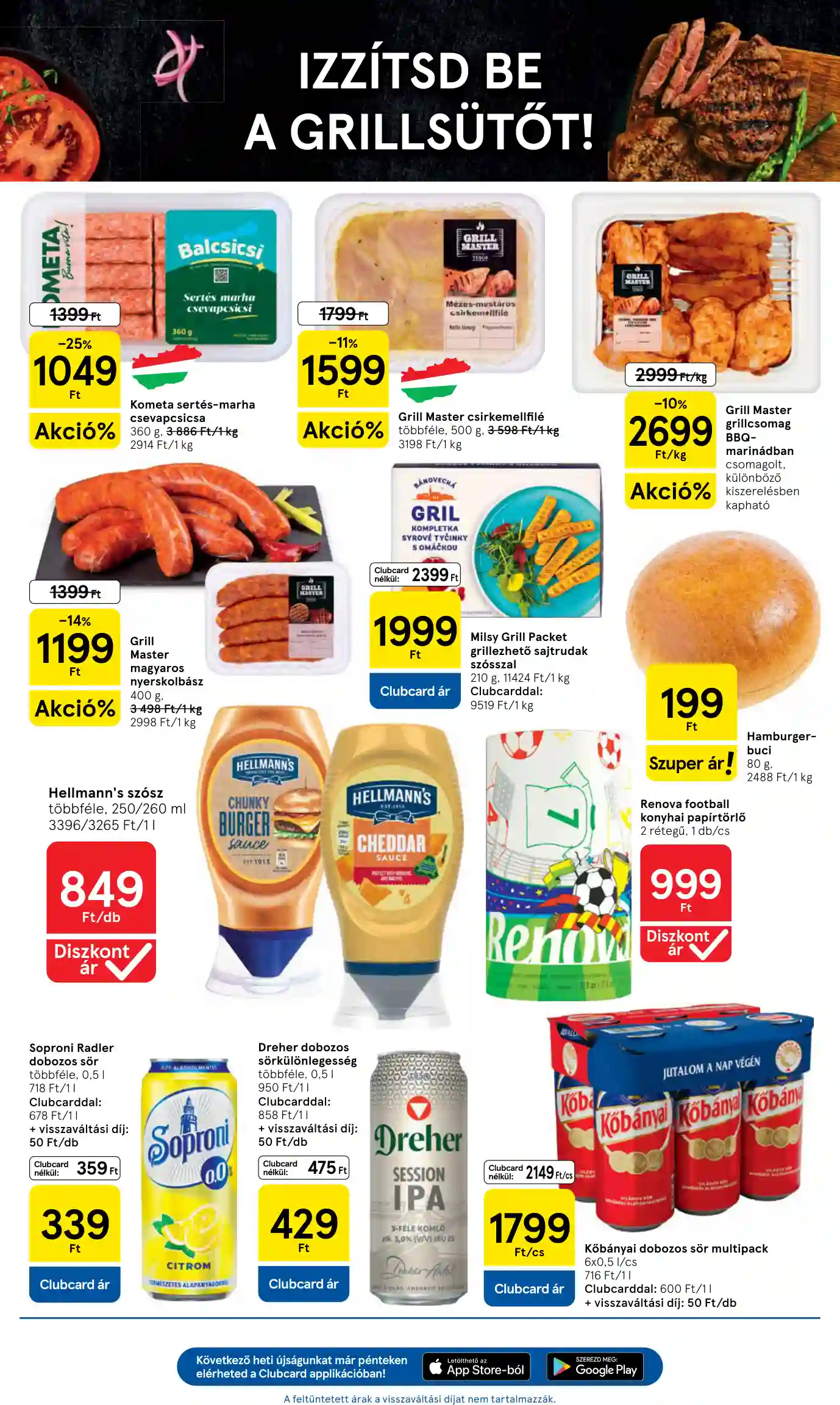 Tesco akciós újság 27. hét (HM) (3 oldal)