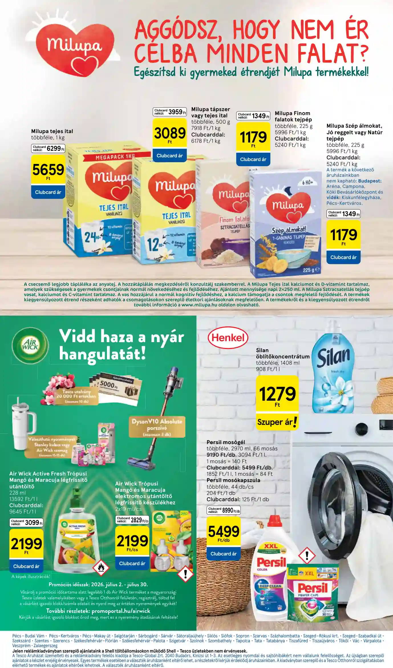 Tesco akciós újság 27. hét (HM) (20 oldal)