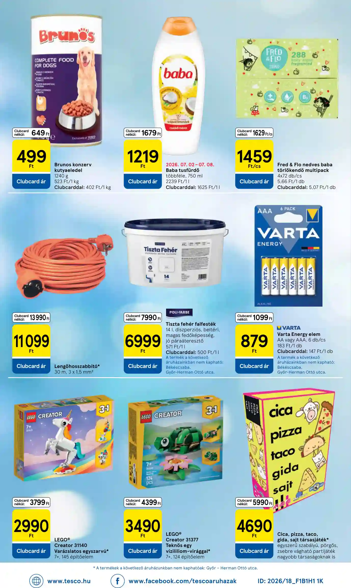 Tesco akciós újság 27. hét (SM) (8 oldal)